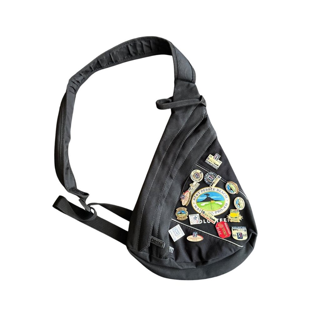 Golf Sling Bag With Pebble Beach Pro-Am Volunteer Pins